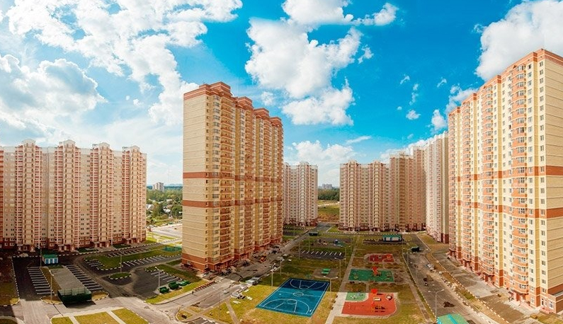 ЖК Алексеевская Роща. Панорамное фото на жилой комплекс