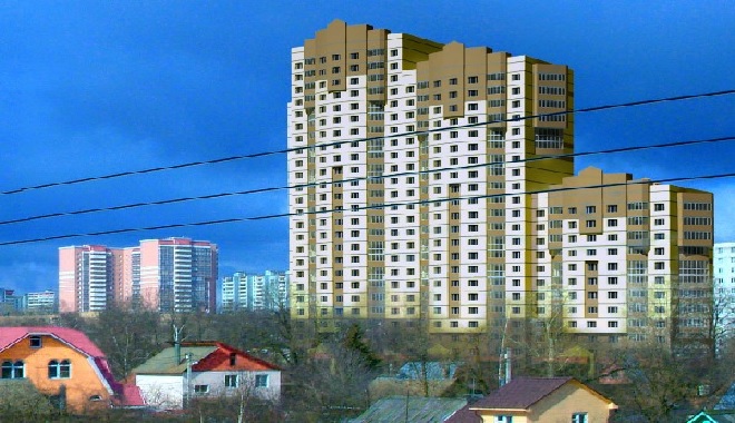 жк Дом на Баковке. Фото панорамы комплекса