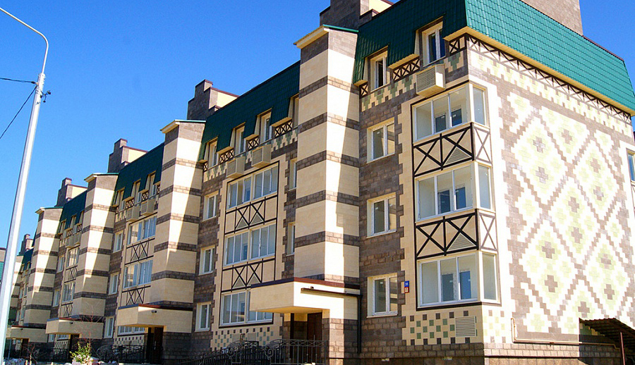ЖК Одинцовские кварталы. Фото облицовки зданий