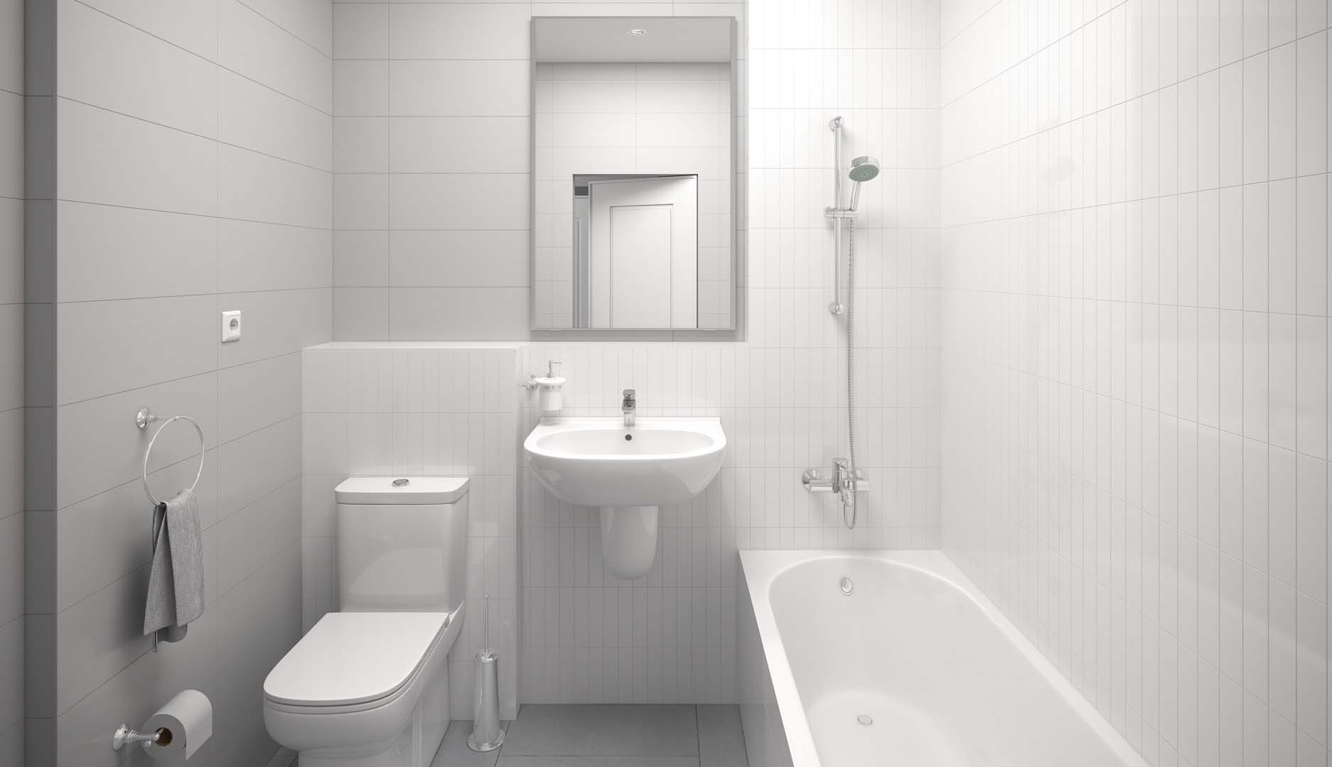 ЖК Квартал Ивакино. Пример отделки ванной
