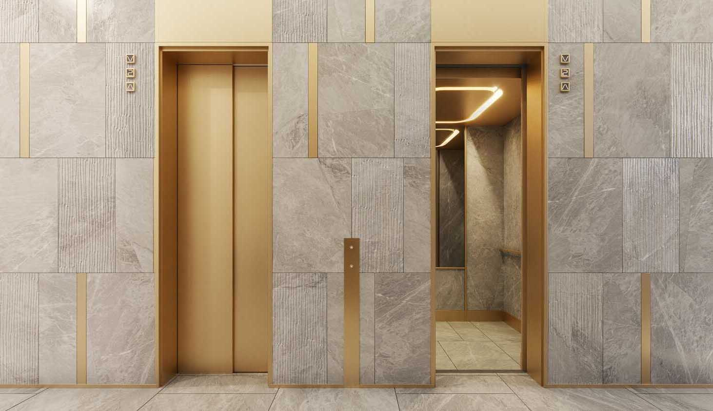 ЖК Luzhniki Collection. лифтовый холл