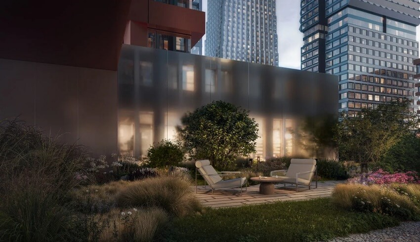 ЖК Акценты. зона отдыха