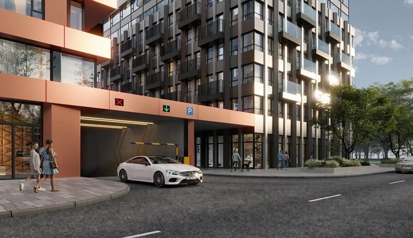 ЖК Акценты. паркинг