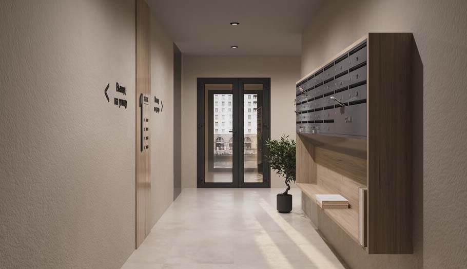 ЖК Апрелевка Клаб. Зона почтовых ящиков