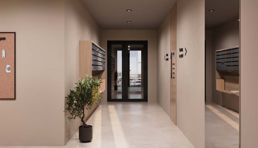 ЖК Апрелевка Клаб. Входная группа