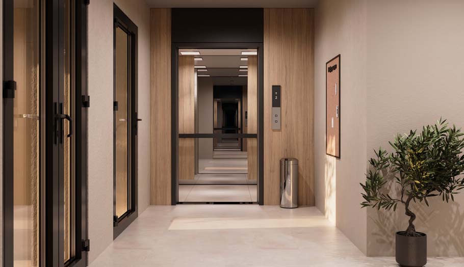 ЖК Апрелевка Клаб. Вход в подъезд