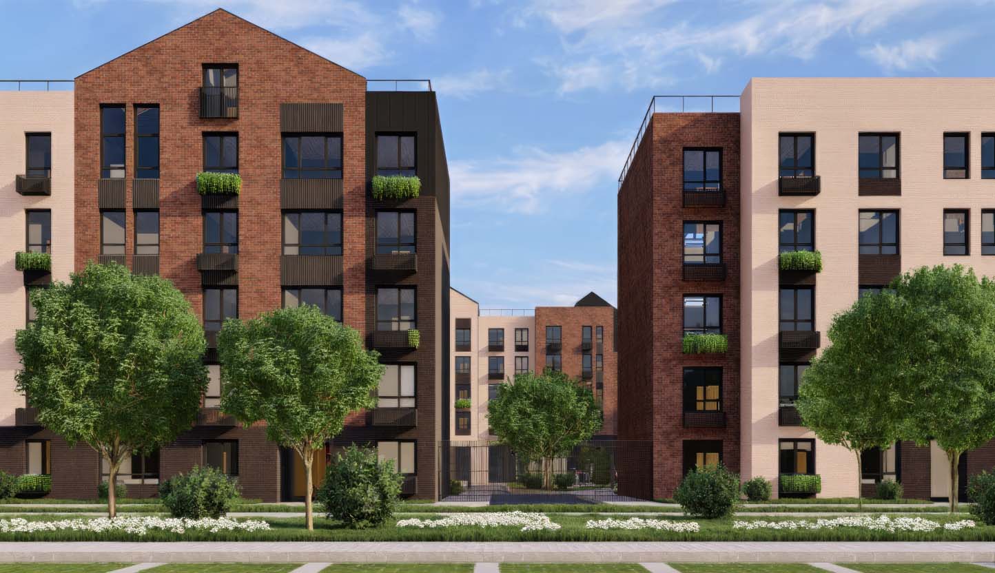 ЖК Апрелевка Клаб. Придомовая территория