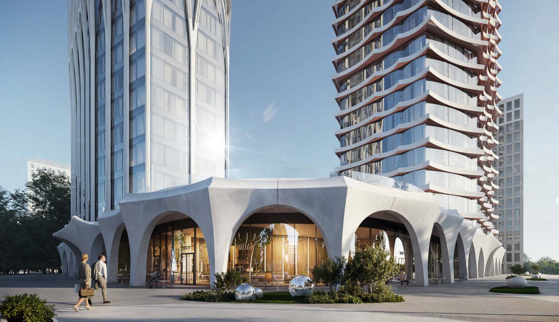 ЖК А22. Входные группы