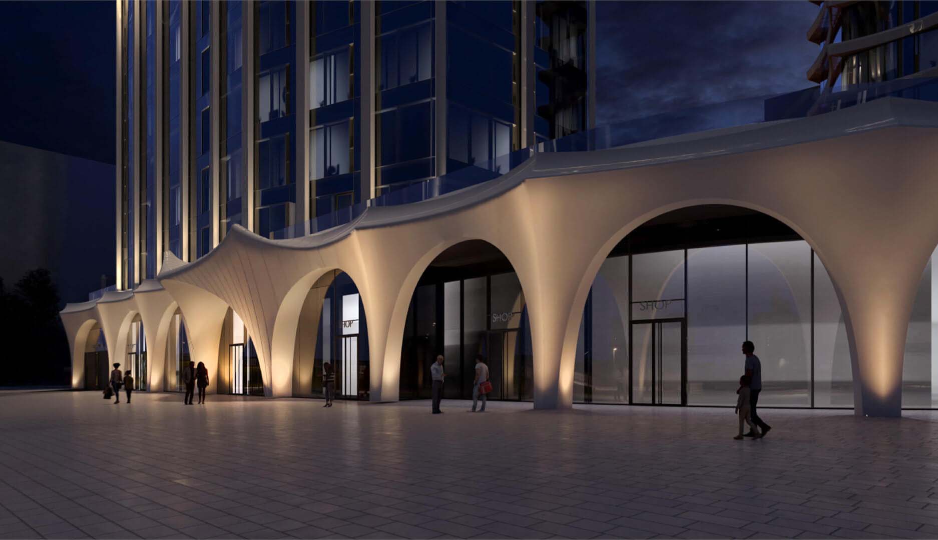 ЖК А22. Пидомовая территория