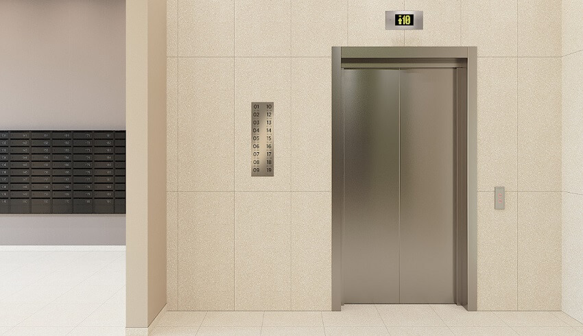 ЖК Белый Grad. лифтовый холл