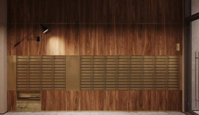 ЖК Бестселлер. Зона почтовых ящиков