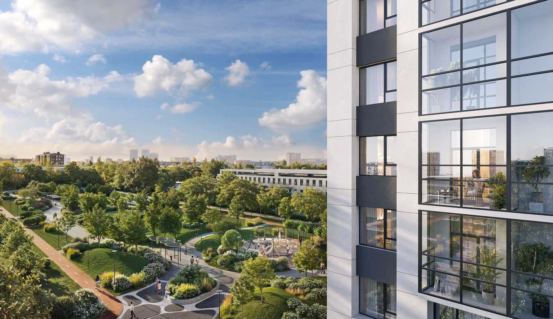 ЖК Бестселлер. Вид во двор