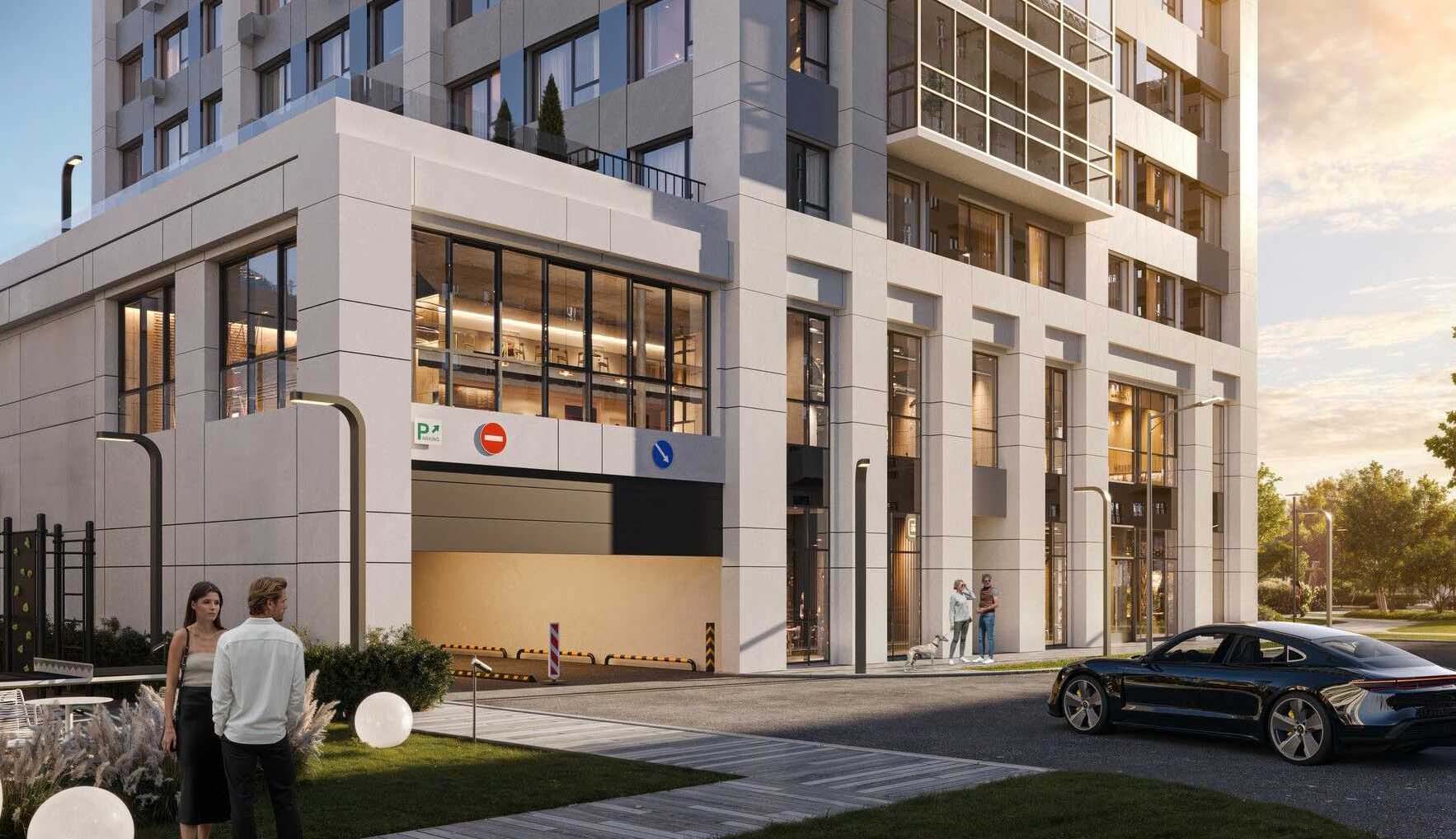 ЖК Бестселлер. Въезд на паркинг