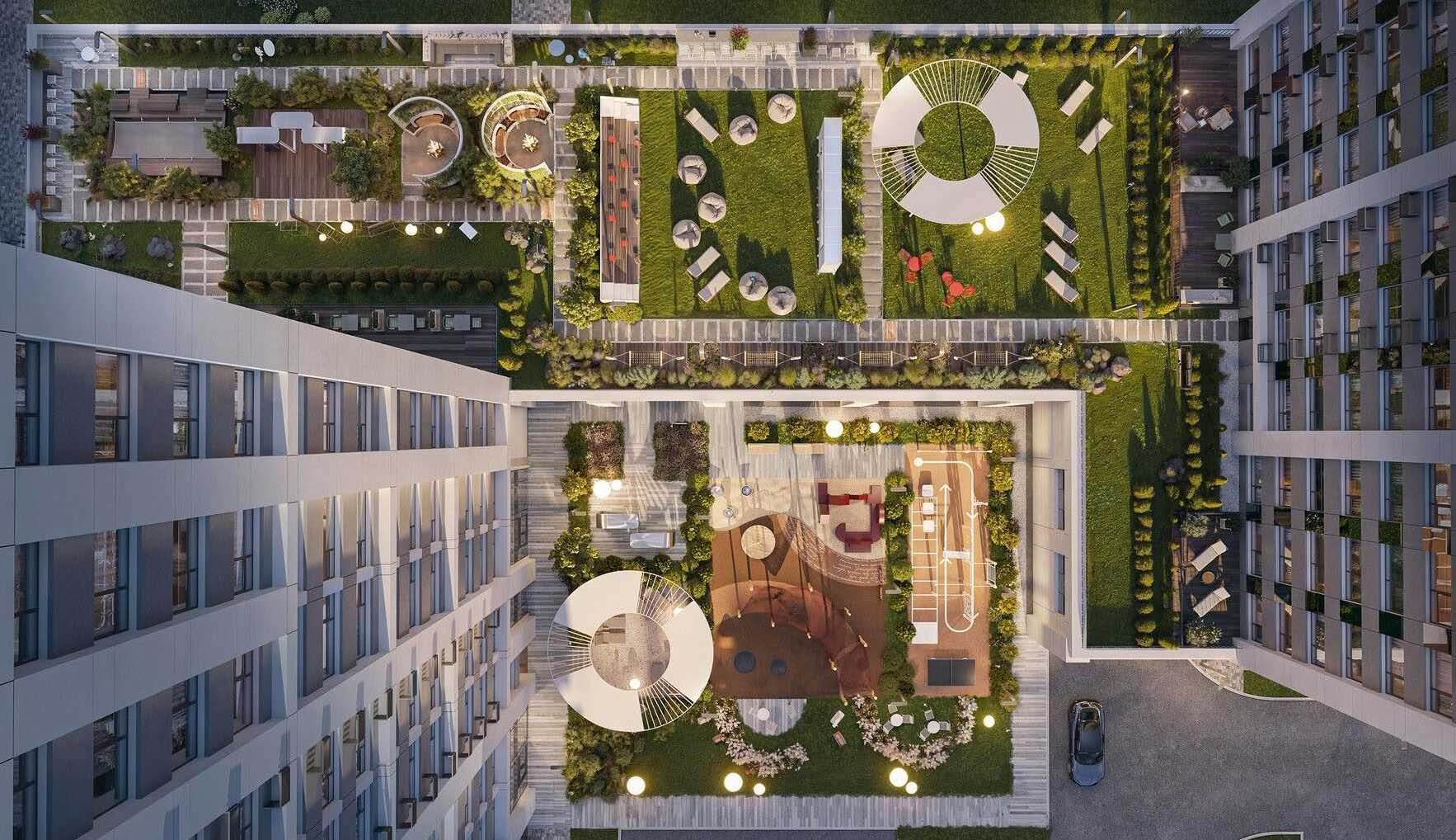 ЖК Бестселлер. Дворовая территория