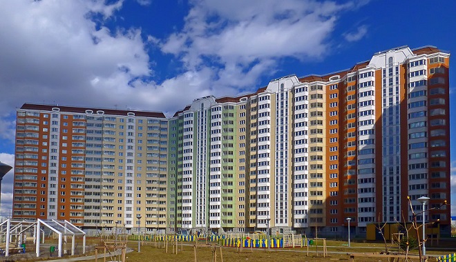 В Солнцево. Фото фасада жилого комплекса