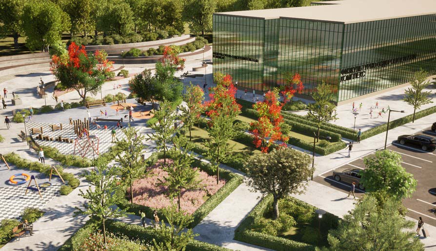 ЖК Горки Марусино. Внутрений двор