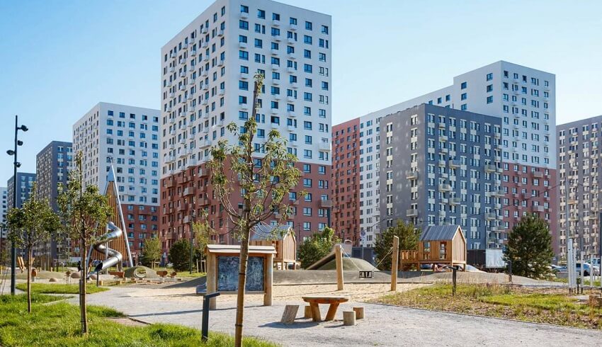 жк Горки Парк. детская площадка