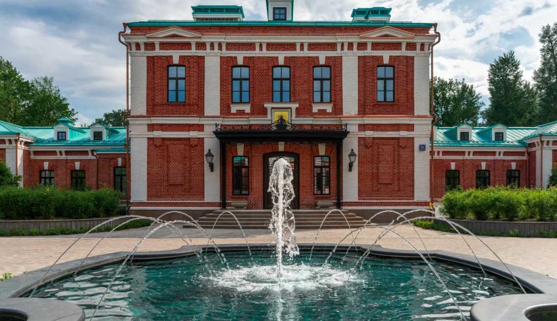ЖК Городская усадьба в Орлово-Давыдовском. Фонтан