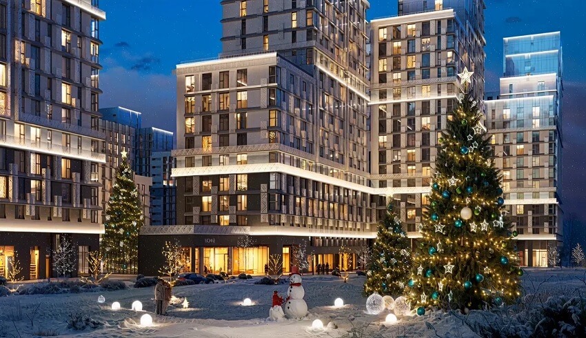 ЖК Детали. зимой