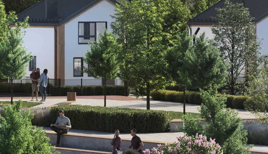 КП Дмитров Дом. Внутренняя территория