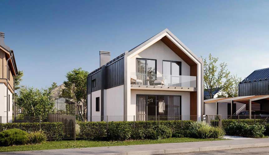 КП Дмитров Дом. Экстерьеры домов