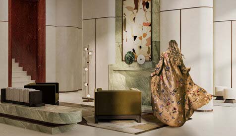 ЖК Дом Соболева. Зона ожидания