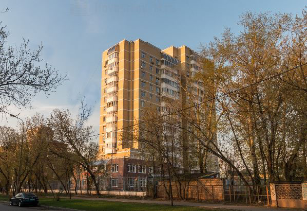 Дом на ул.Бориса Жигуленкова. Вид издалека