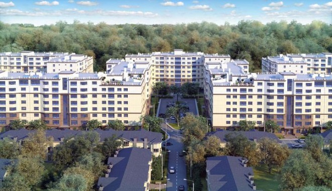 ЖК Дубровка. Панорамное фото на комплекс
