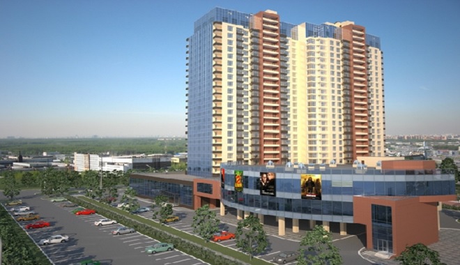 ЖК Золотые ворота. Фото панорамы на жилой комплекс