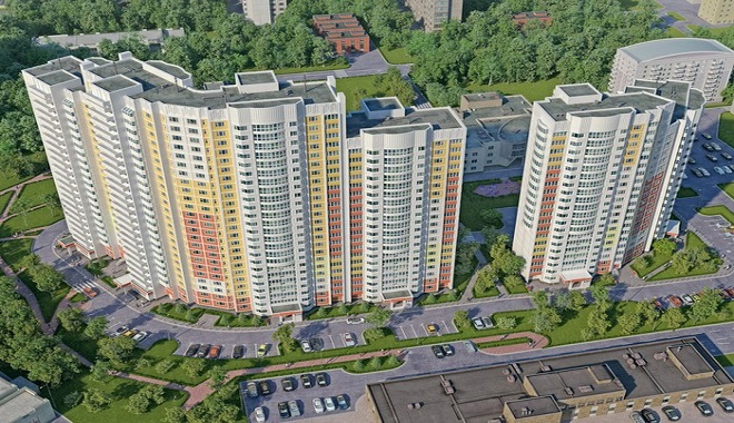 Мироновский. Панорама жилого комплекса