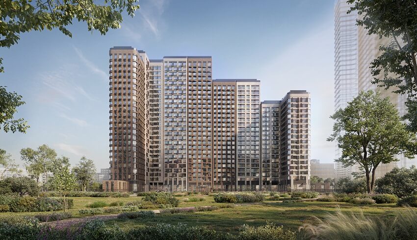 жк Символ. вид на дома