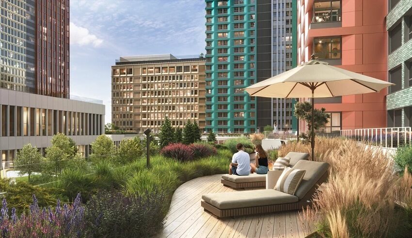 ЖК Яркий квартал Инджой. зона отдыха