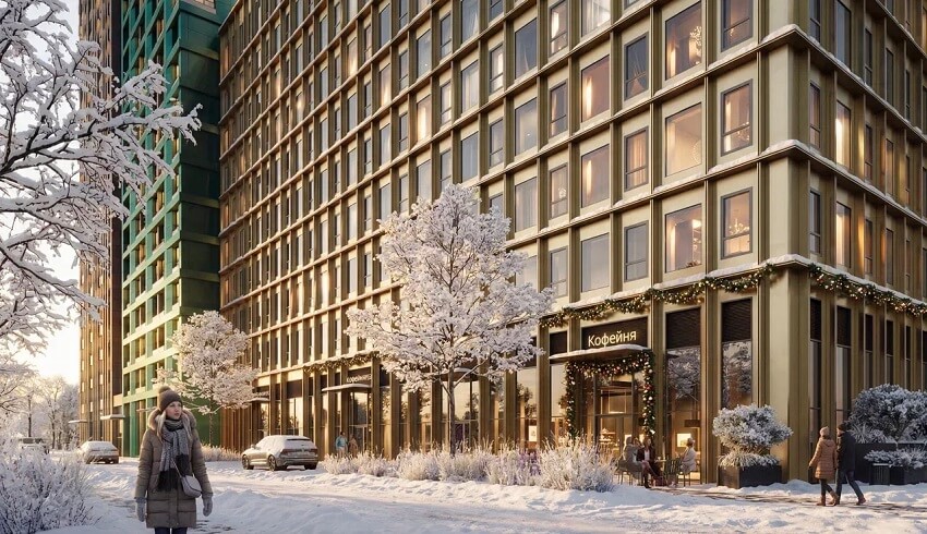 ЖК Яркий квартал Инджой. архитектура