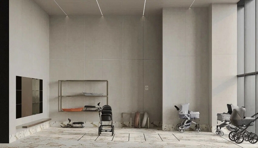 ЖК Яркий квартал Инджой. колясочная