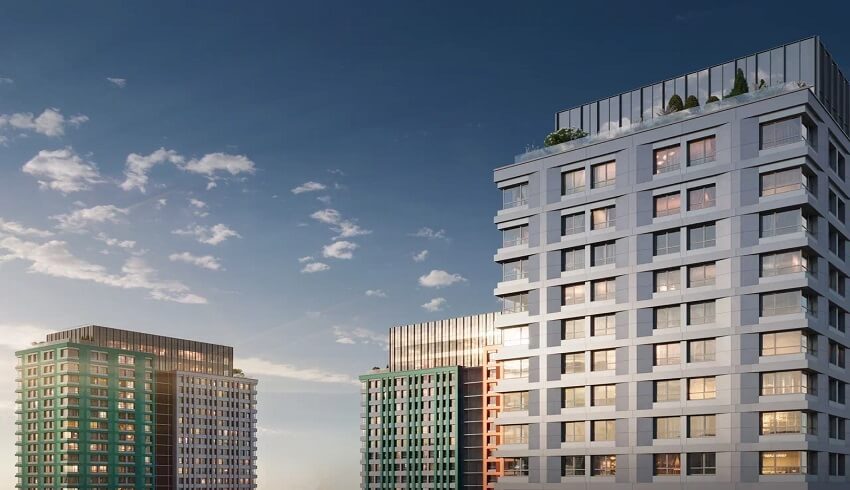 ЖК Яркий квартал Инджой. фото домов