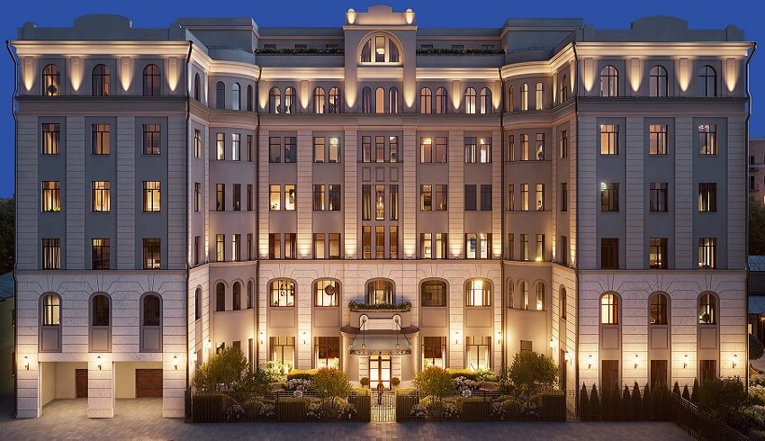 Клубный дом Чистые Пруды. фасад