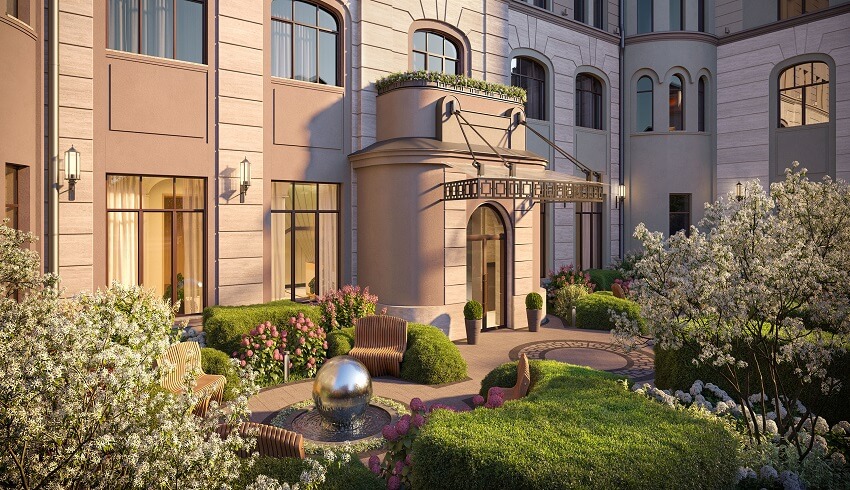 Клубный дом Чистые Пруды. двор