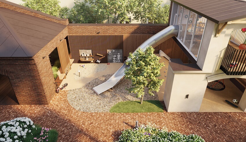 Клубный дом Чистые Пруды. детская площадка