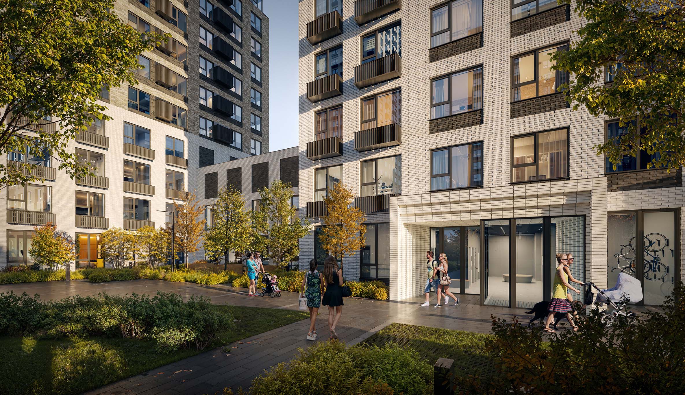 ЖК Квартал МИТ. Входные группы