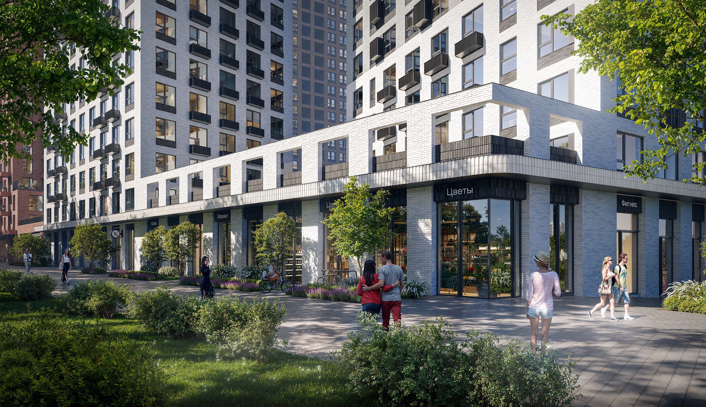 ЖК Квартал МИТ. Придомовая территория