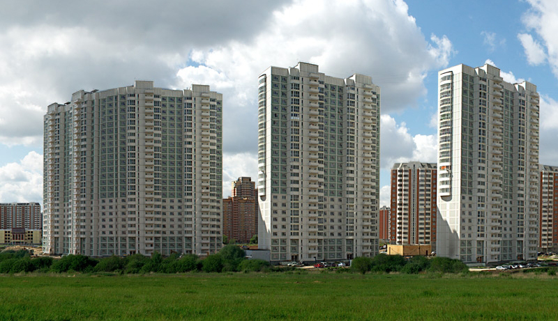 Красная горка. Панорамное фото на комплекс