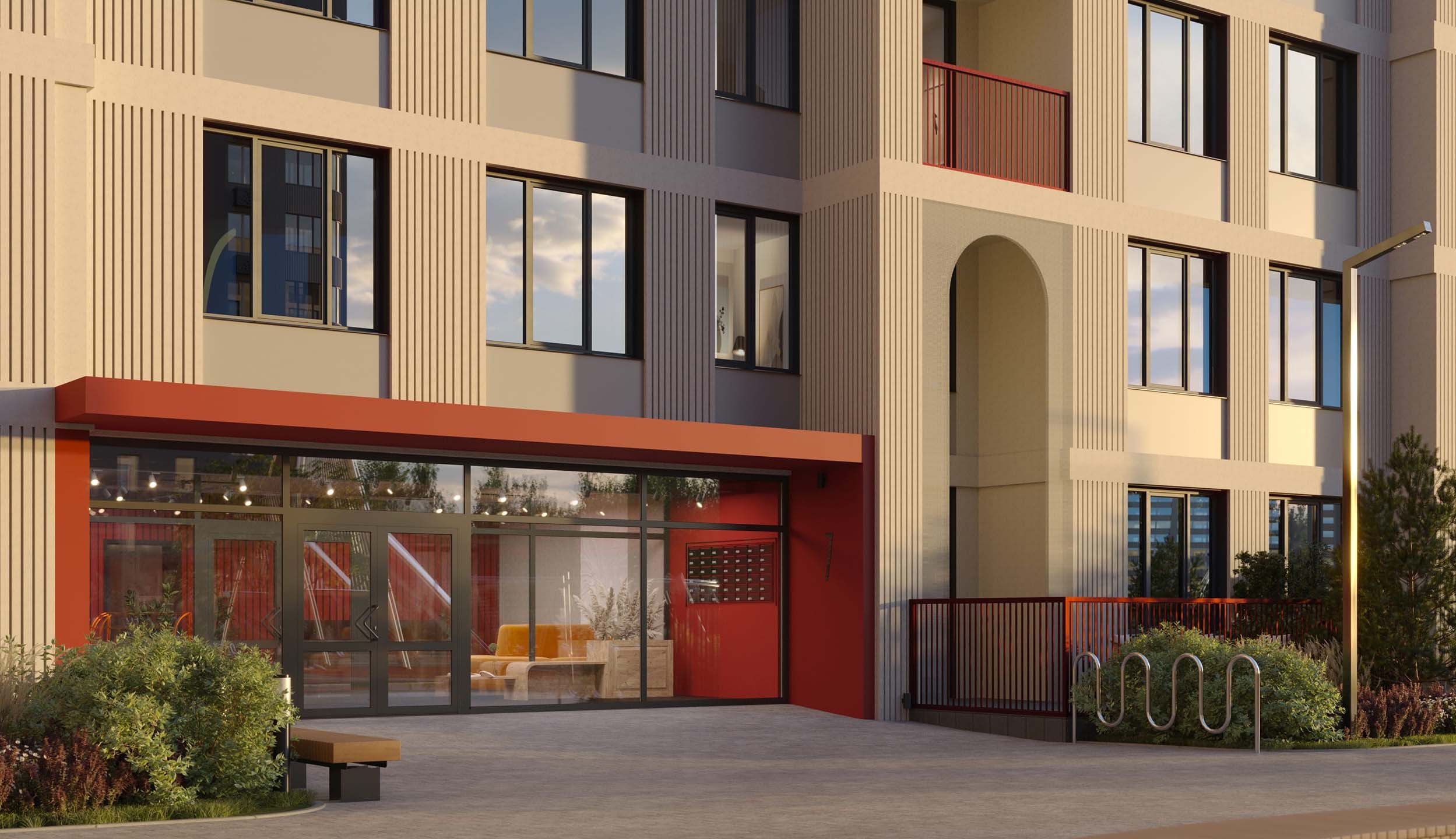 ЖК Ласточкино. Входная группа