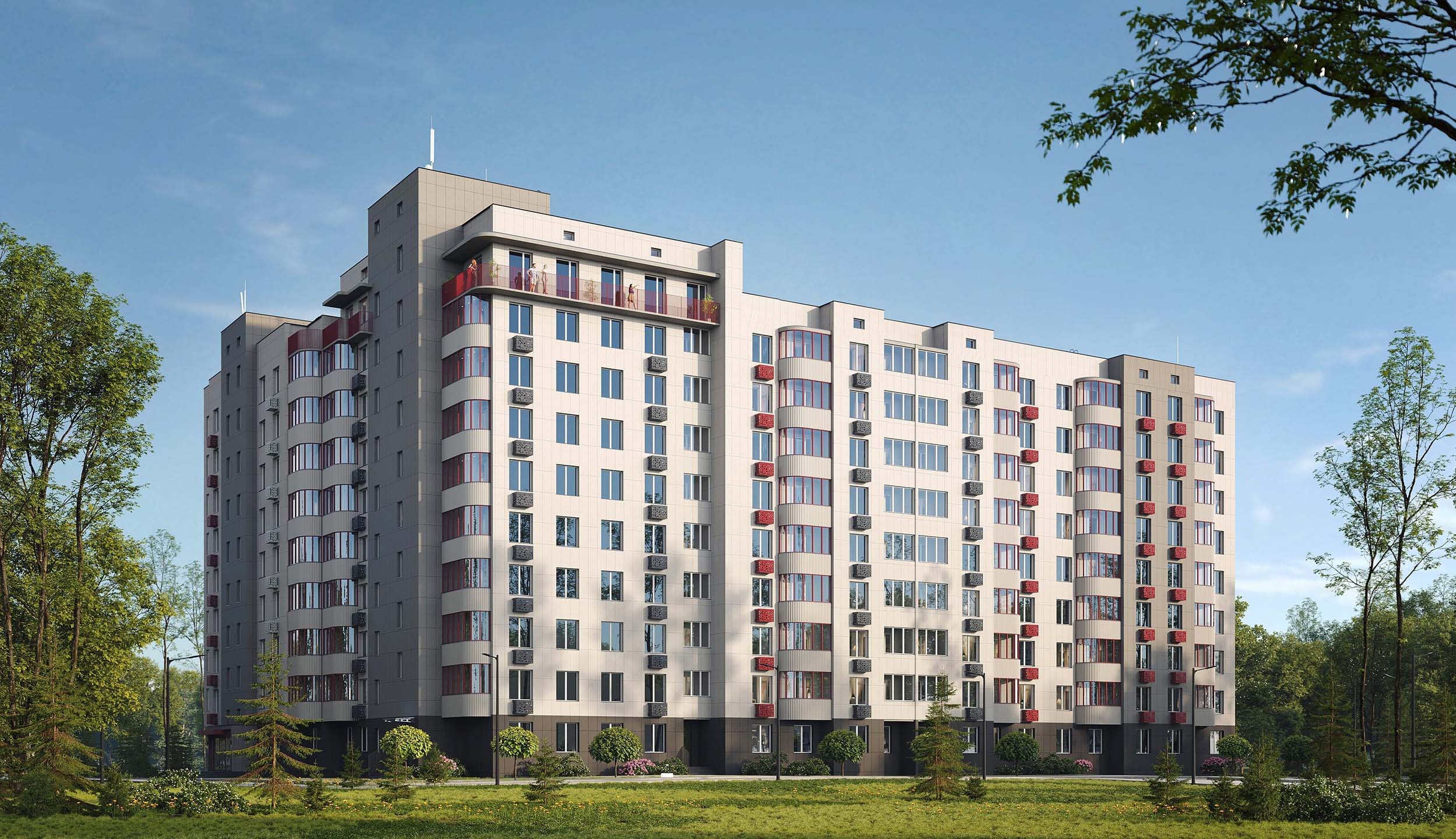 ЖК Ласточкино. Общий вид на комплекс