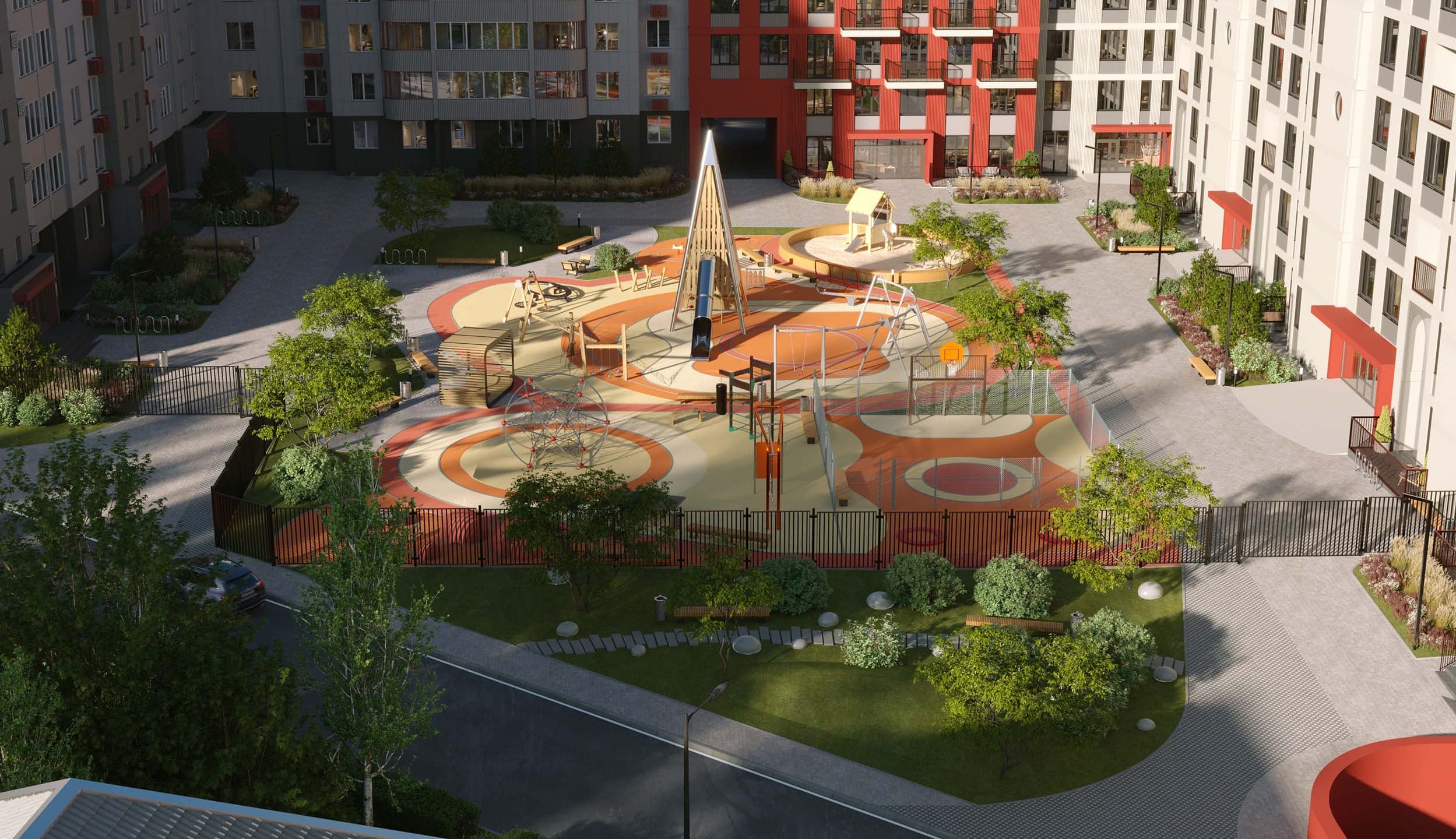 ЖК Ласточкино. Внутренний двор