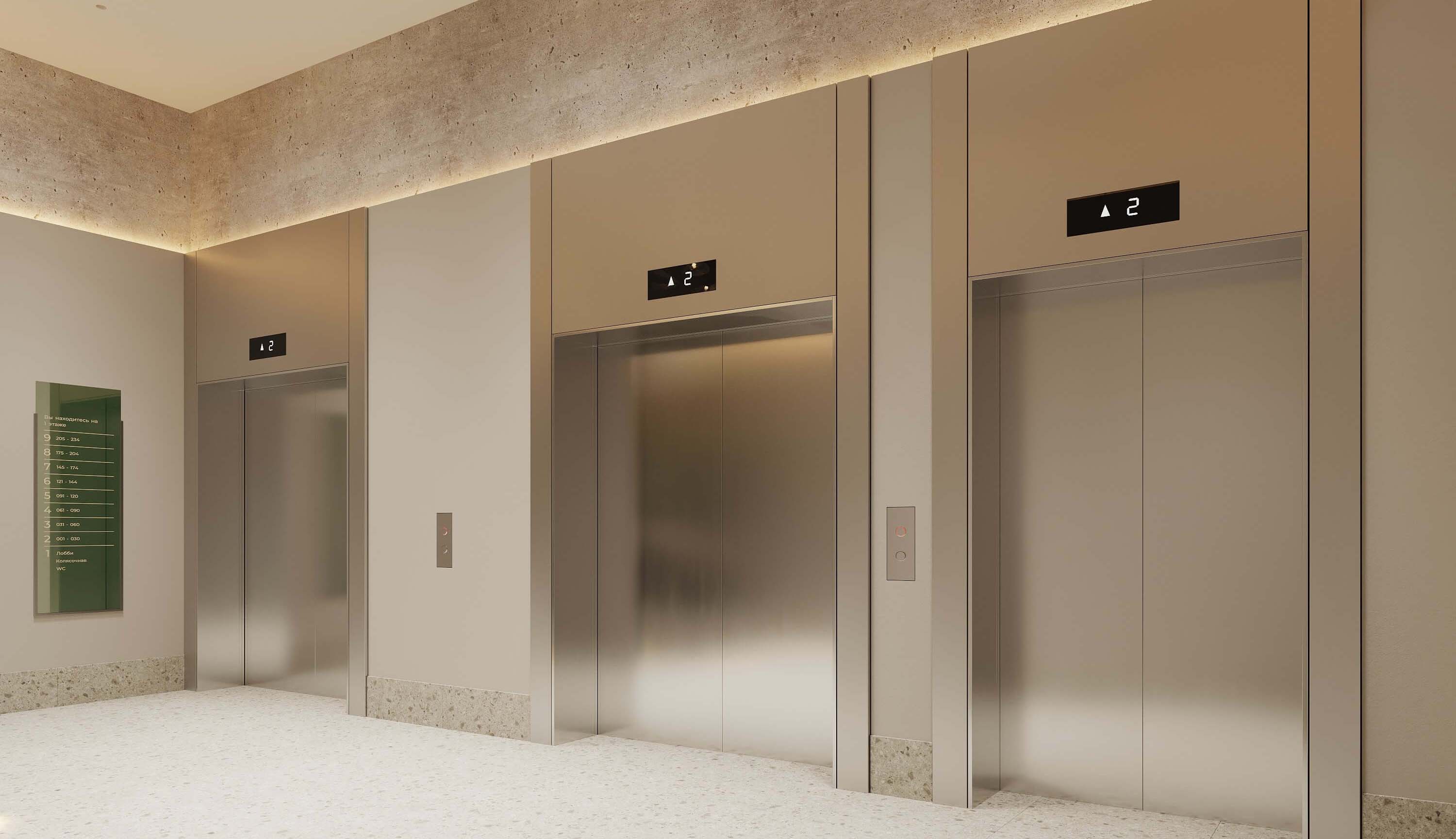 ЖК Лесная Коллекция. Лифтовый холл