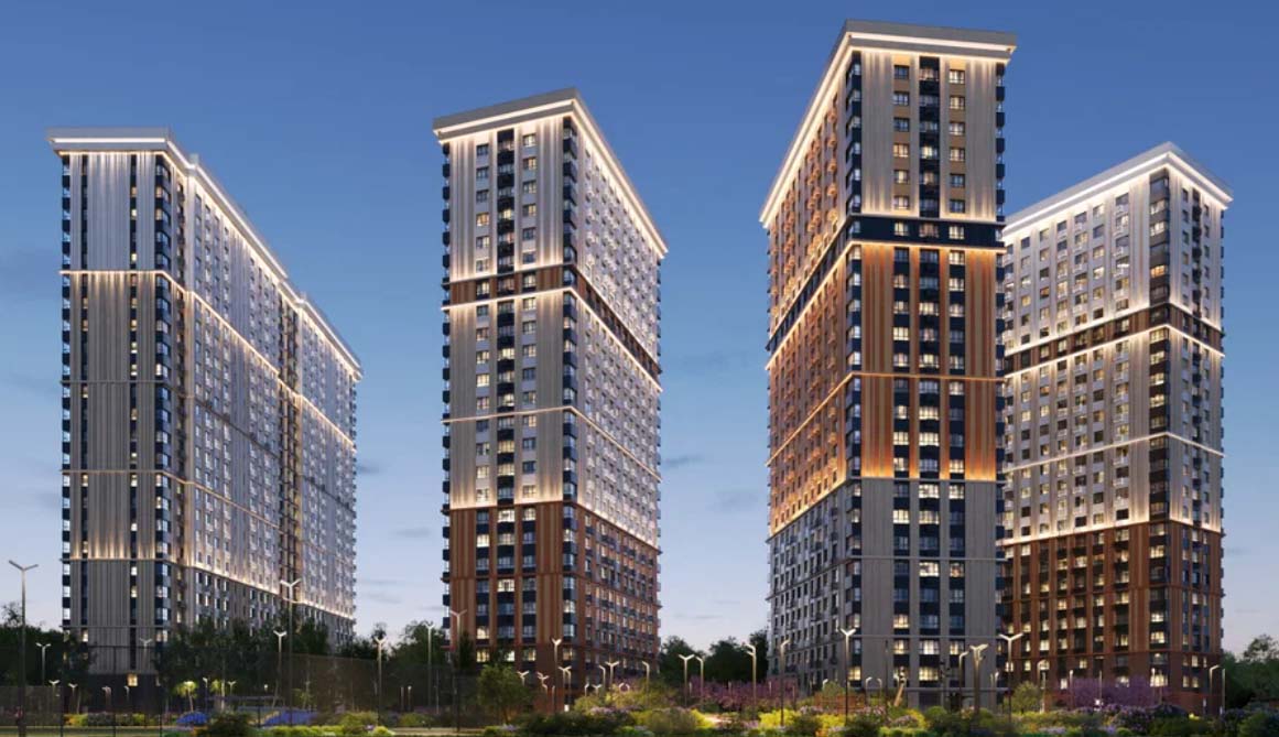 ЖК Лесная Коллекция. Вид на комплекс