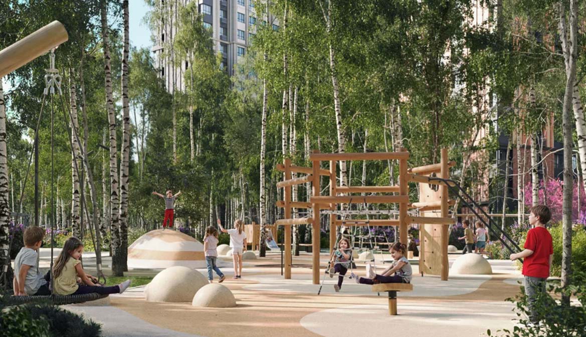 ЖК Лесная Коллекция. Детская площадка