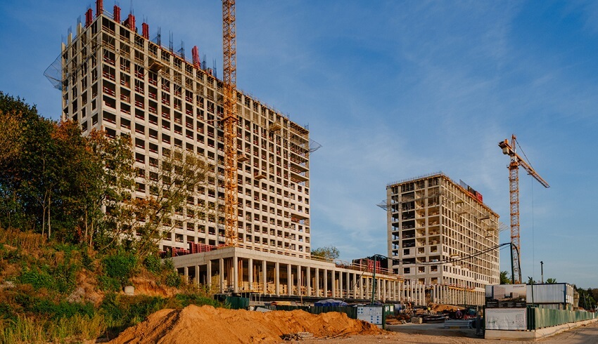 ЖК Мангазея на Речном. октябрь 2025