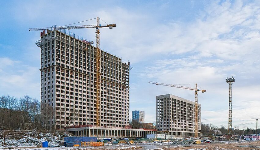 ЖК Мангазея на Речном. декабрь 2025