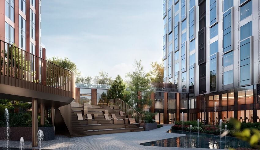 жк АУРА. зона отдыха